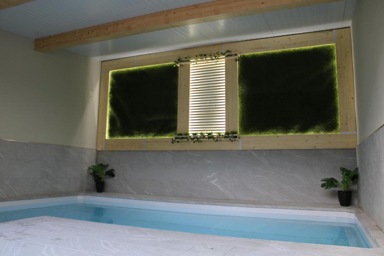 Can Musiquem Amb Piscina Les Planes d'Hostoles Exterior foto