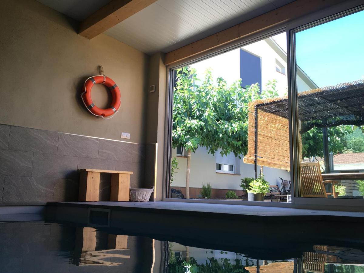 Can Musiquem Amb Piscina Les Planes d'Hostoles Exterior foto